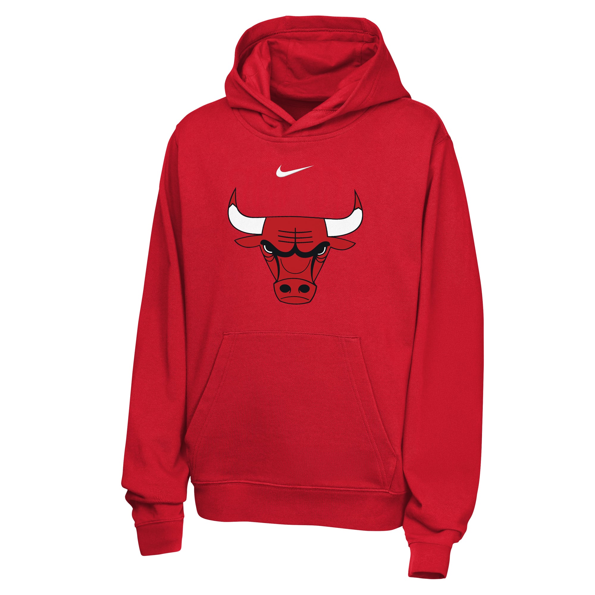 Sweat à capuche Nike rouge Chicago Bulls Essential Logo Club pour enfant