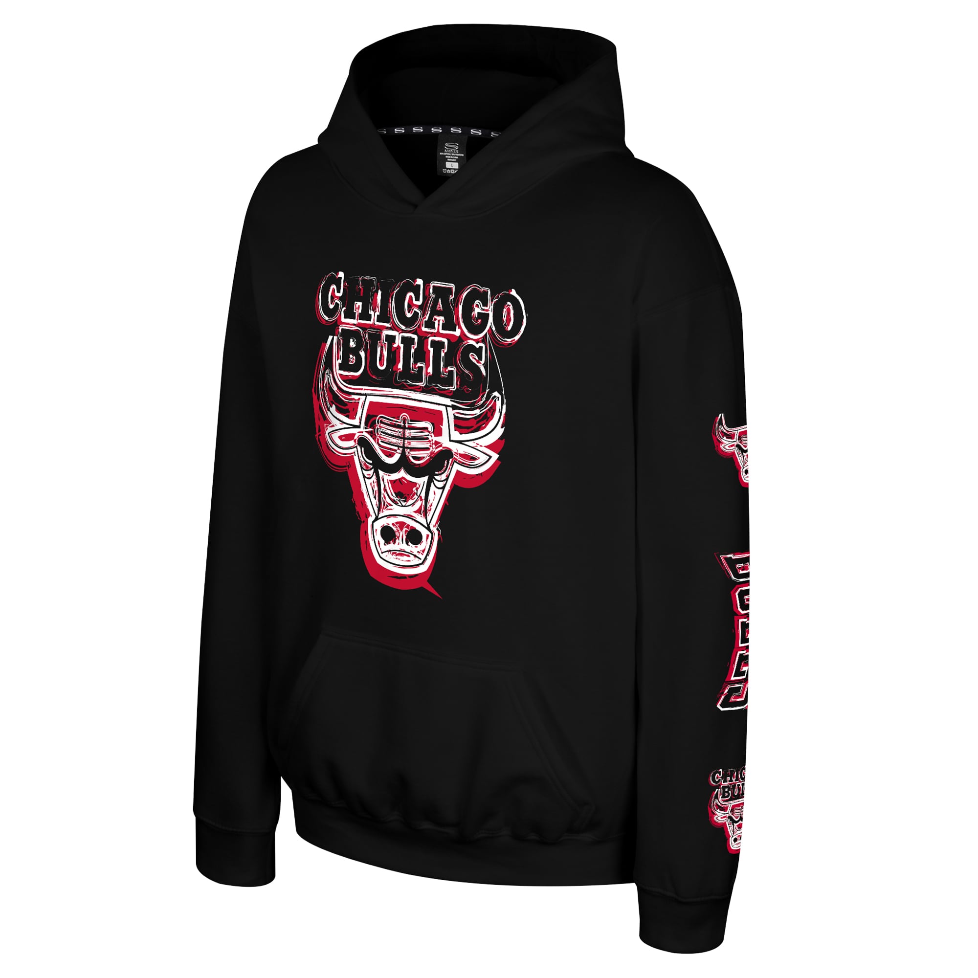 Sweat à capuche Youth Stadium Essentials noir Chicago Bulls Legends Elementized