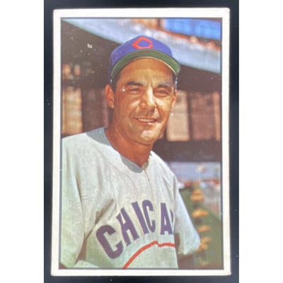 1953 Bowman Color #30 Phil Cavarretta