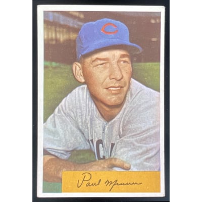 1954 Bowman #13 Paul Minner