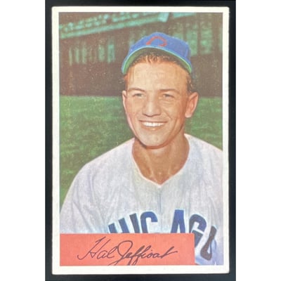 1954 Bowman #205 Hal Jeffcoat