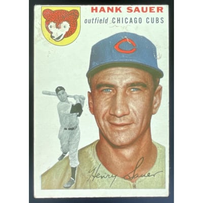 1954 Topps #4 Hank Sauer