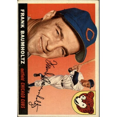 1955 Topps #172 Frank Baumholtz DP