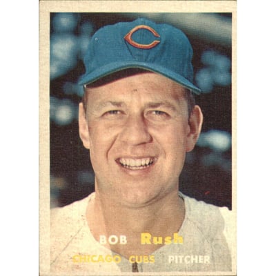 1957 Topps #137 Bob Rush