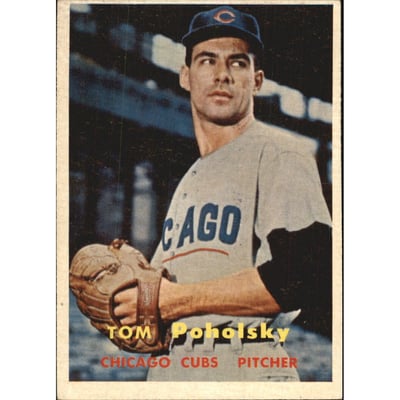 1957 Topps #235 Tom Poholsky