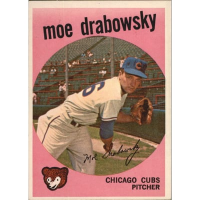 1959 Topps #407 Moe Drabowsky