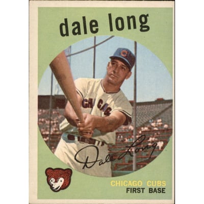 1959 Topps #414 Dale Long