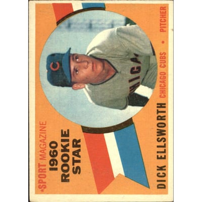 1960 Topps #125 Dick Ellsworth RS RC