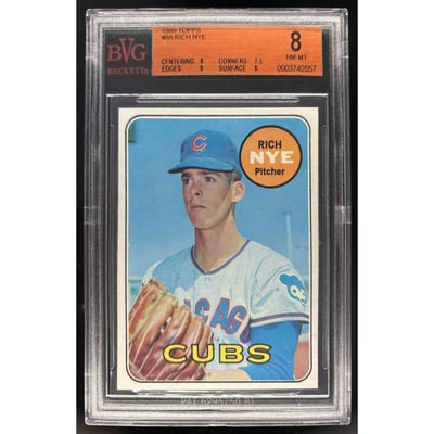 1969 Topps #88 Rich Nye BGS 8