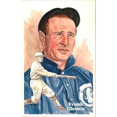 1980-02 Perez-Steele Hall of Fame Postcards #40 Frank Chance