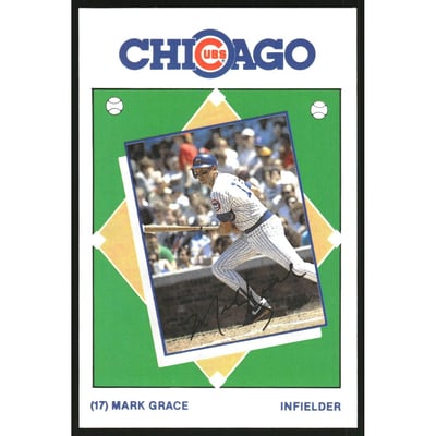 1989 Cubs Marathon #17 Mark Grace