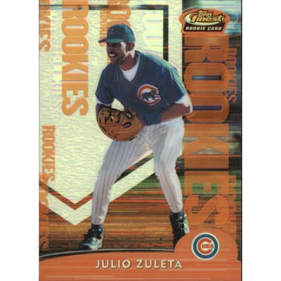 2000 Finest Refractors #120 Julio Zuleta