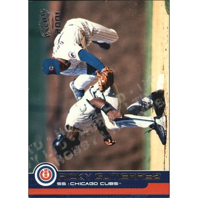 2001 Pacific Hobby LTD #83 Ricky Gutierrez