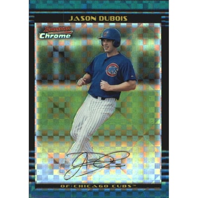 2002 Bowman Chrome Draft X-Fractors #105 Jason Dubois
