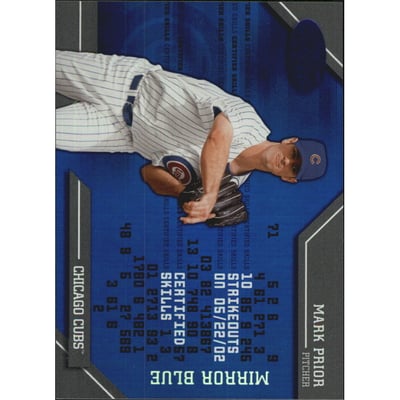 2002 Leaf Certified Skills Mirror Blue #CS13 Mark Prior
