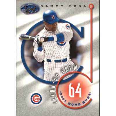 2002 Leaf Clean Up Crew #2 Sammy Sosa