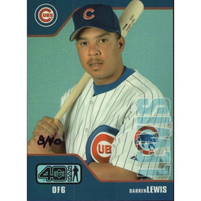 2002 Upper Deck 40-Man Electric Rainbow #614 Darren Lewis