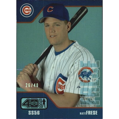 2002 Upper Deck 40-Man Electric Rainbow #635 Nate Frese