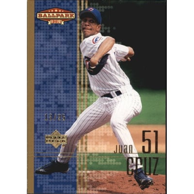 2002 Upper Deck Ballpark Idols Gold #125 Juan Cruz