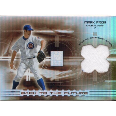 2003 Donruss Elite Back to the Future Threads #2 Mark Prior