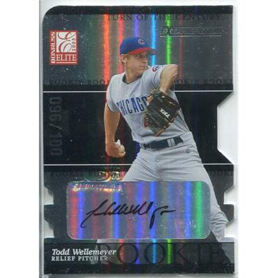 2003 Donruss Elite Extra Edition Turn of the Century Autographs #8 Todd Wellemeyer