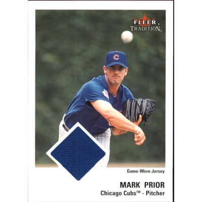 2003 Fleer Tradition Game Used #339 Mark Prior Jsy SP/200