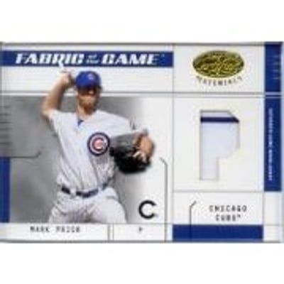2003 Leaf Certified Materials Fabric of the Game #111PS Mark Prior PS/50