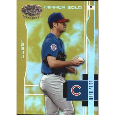 2003 Leaf Certified Materials Mirror Gold #33 Mark Prior