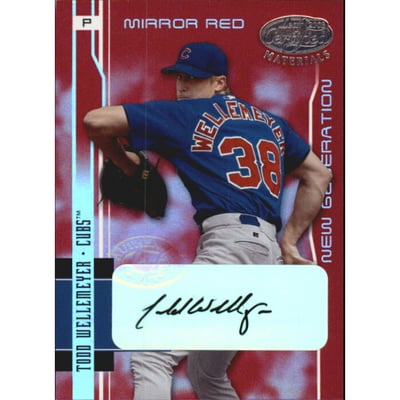 2003 Leaf Certified Materials Mirror Red Autographs #249 Todd Wellemeyer NG/100