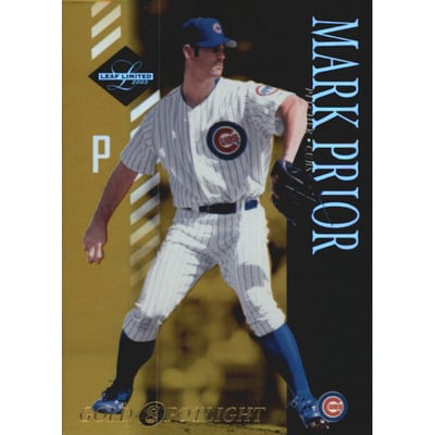 2003 Leaf Limited Gold Spotlight #44 Mark Prior H