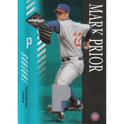 2003 Leaf Limited Threads Position #144 Mark Prior A