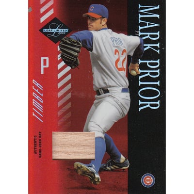 2003 Leaf Limited Timber #144 Mark Prior A