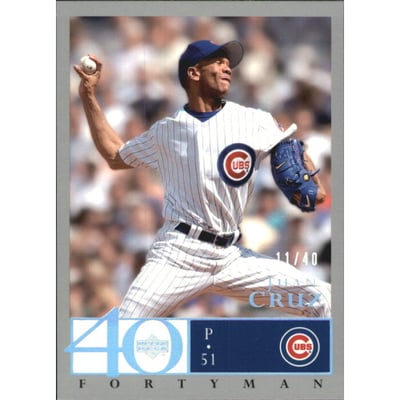2003 Upper Deck 40-Man Rainbow #479 Juan Cruz