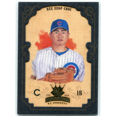 2004 Diamond Kings Framed Gold #66 Hee Seop Choi