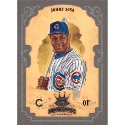 2004 Diamond Kings Framed Silver #144 Sammy Sosa