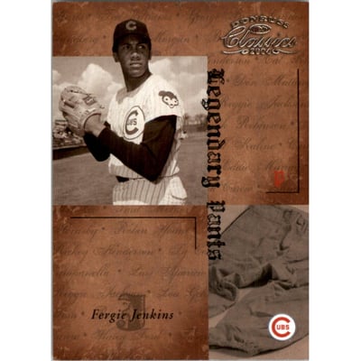 2004 Donruss Classics Legendary Pants #58 Fergie Jenkins