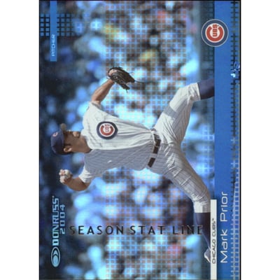 2004 Donruss Stat Line Season #242 Mark Prior/18