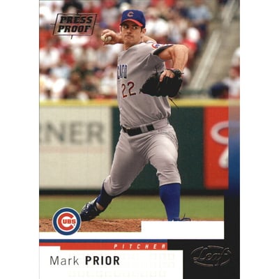 2004 Leaf Press Proofs Silver #117 Mark Prior