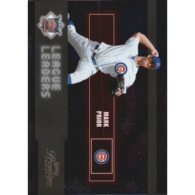 2004 Playoff Prestige League Leaders Single Foil #5 Mark Prior NL ERA