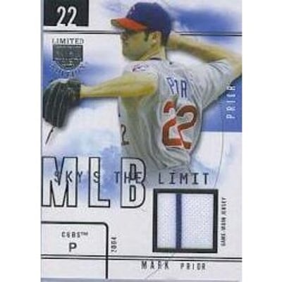 2004 SkyBox LE Sky's the Limit Jersey #MP Mark Prior