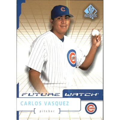 2004 SP Authentic 199/99 #93 Carlos Vasquez FW
