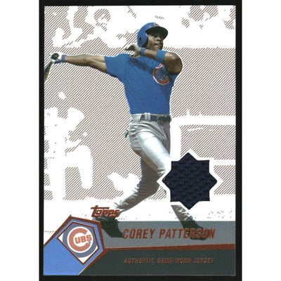2004 Topps Clubhouse Copper Relics #CPA Corey Patterson Jsy