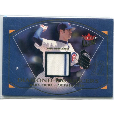 2004 Ultra Diamond Producers Game Used #10 Mark Prior Jsy