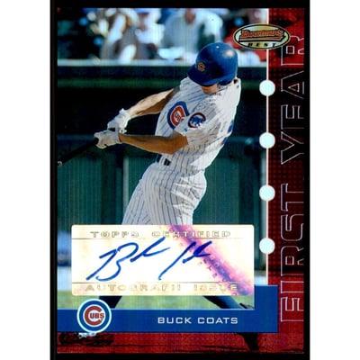 2005 Bowman's Best Red #136 Buck Coats FY AU