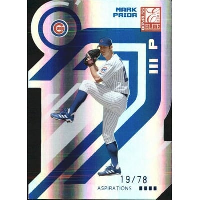 2005 Donruss Elite Aspirations #37 Mark Prior/78