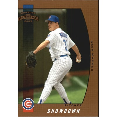 2005 Donruss Team Heroes Showdown Bronze #71 Greg Maddux