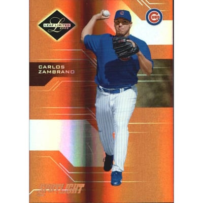 2005 Leaf Limited Bronze Spotlight #108 Carlos Zambrano