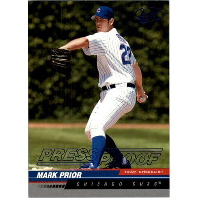 2005 Leaf Press Proofs Blue #276 Mark Prior TC