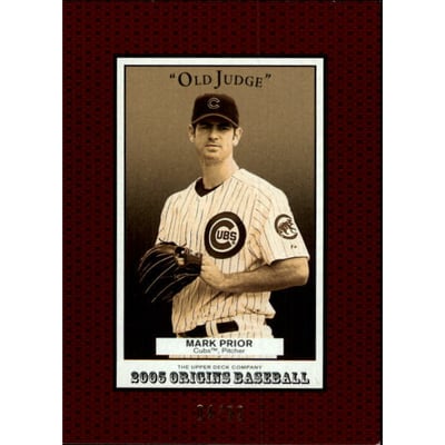 2005 Origins Old Judge Red #83 Mark Prior