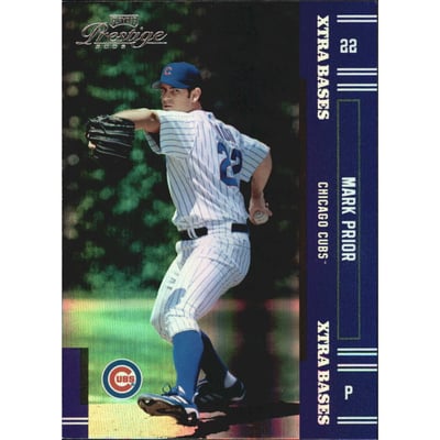 2005 Playoff Prestige Xtra Bases Purple #122 Mark Prior